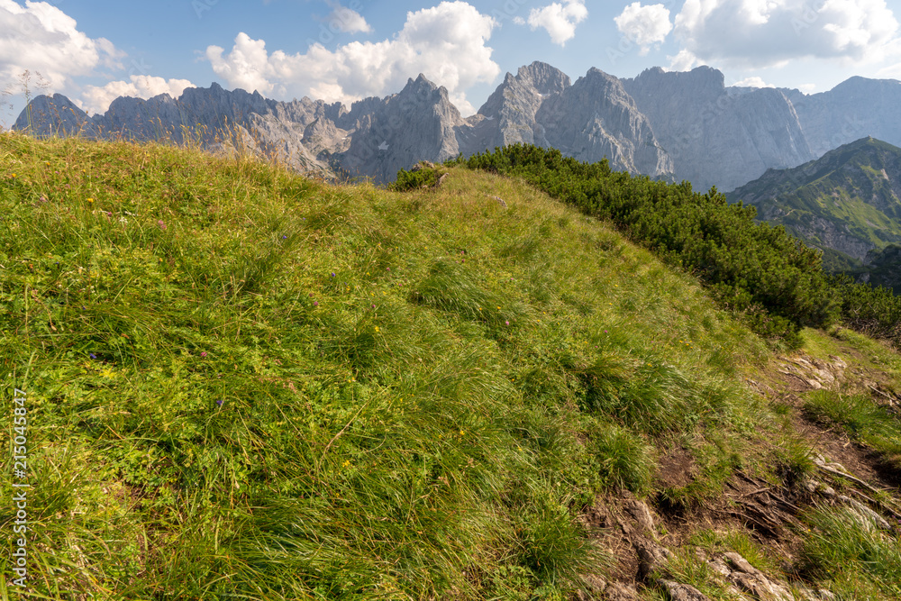 Kaiserbachtal Weg zum Stripsenjochhaus