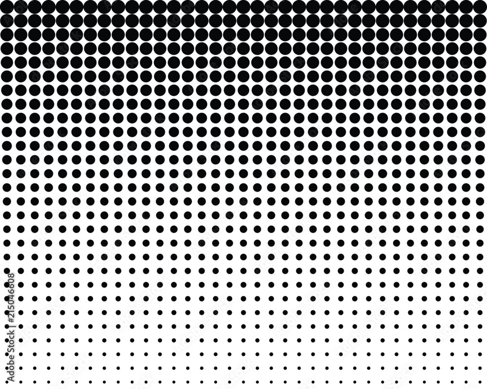 Seamless vector pattern with  blend black dots, background - obrazy, fototapety, plakaty 