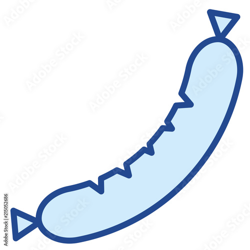 Bratwurst Vector Icon Illustration
