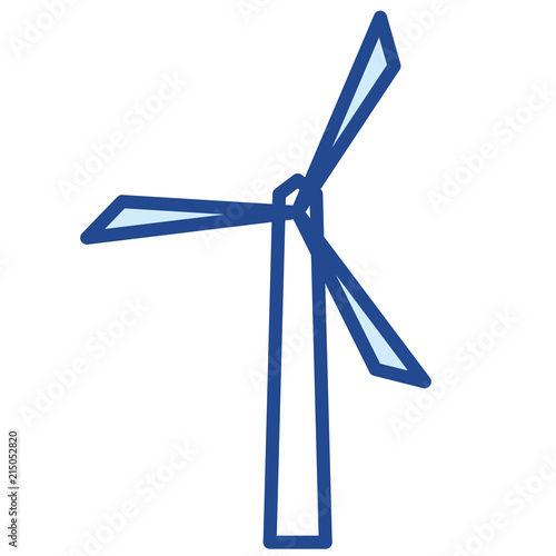 Windrad Windkraft Vector Icon Ilustration