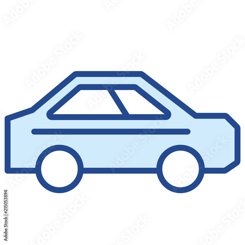 Auto PKW Vector Icon Illustration