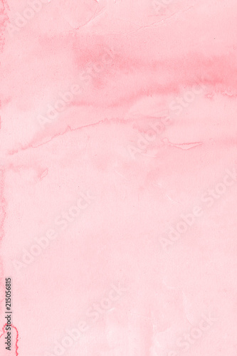Pink watercolor paint background.