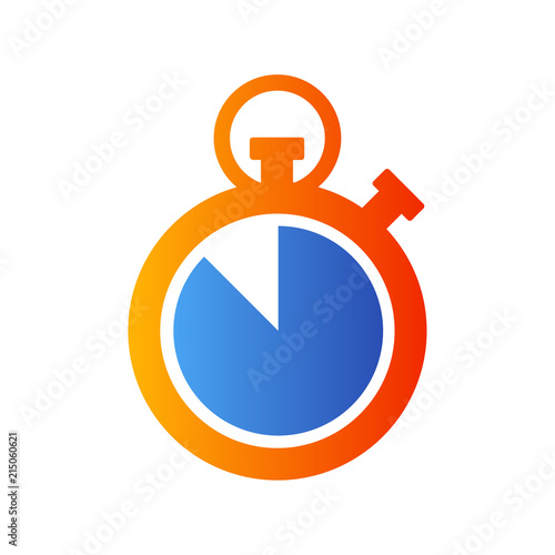 Icono plano cronometro cuenta atras en azul y naranja Free Download Icono plano cronometro cuenta atras en azul y naranja - GFXLoad