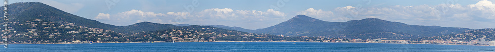 Panorama von saint tropez