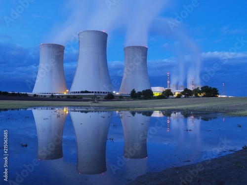 Nuclear power station Dukovany, Trebic district, Czech Republic, Europe photo