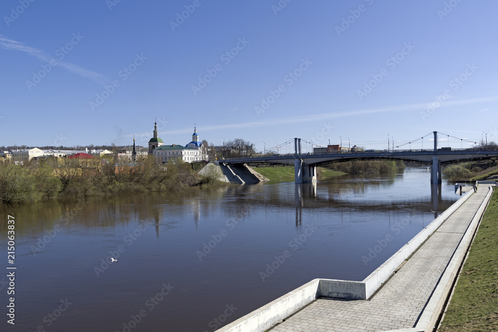 Bridge over the Dnieper. Smolensk, Russia.