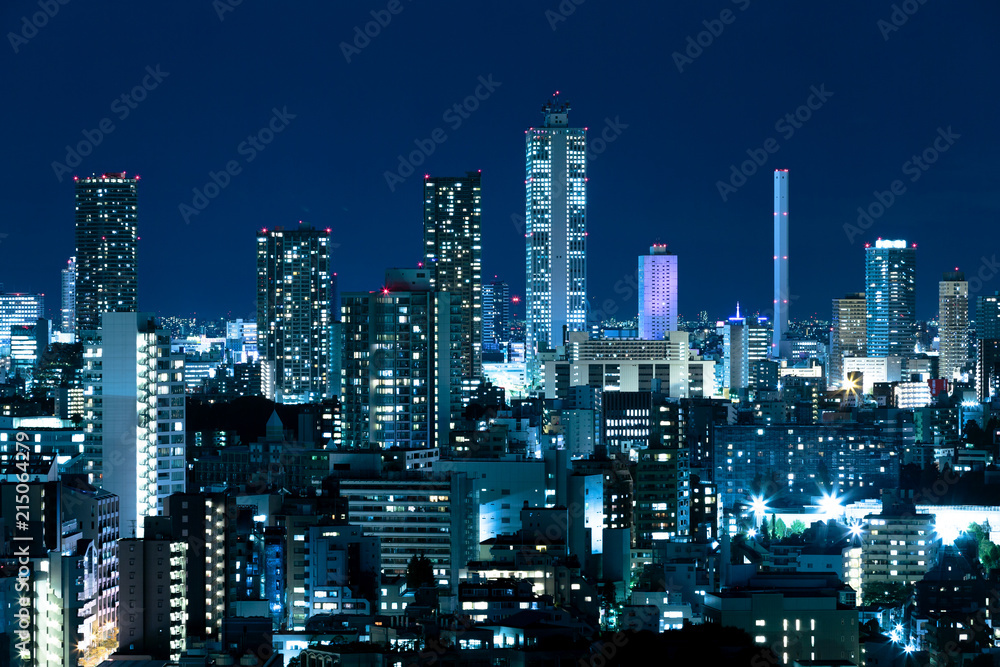 東京・池袋の夜景
