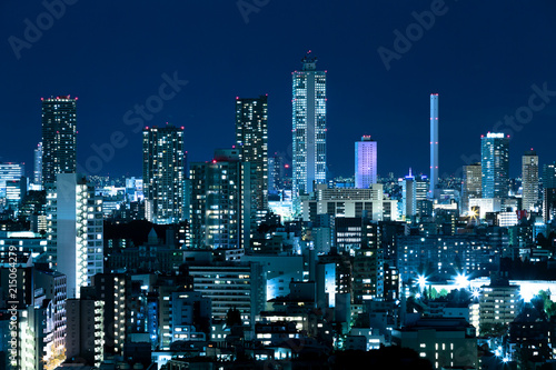 東京・池袋の夜景