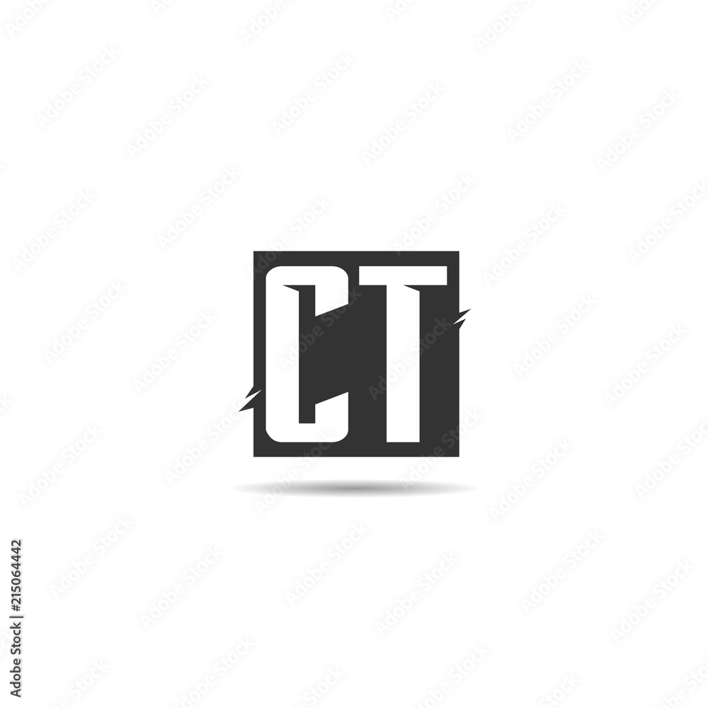 Initial Letter CT Logo Template Design Initial Letter CT Logo Template Design