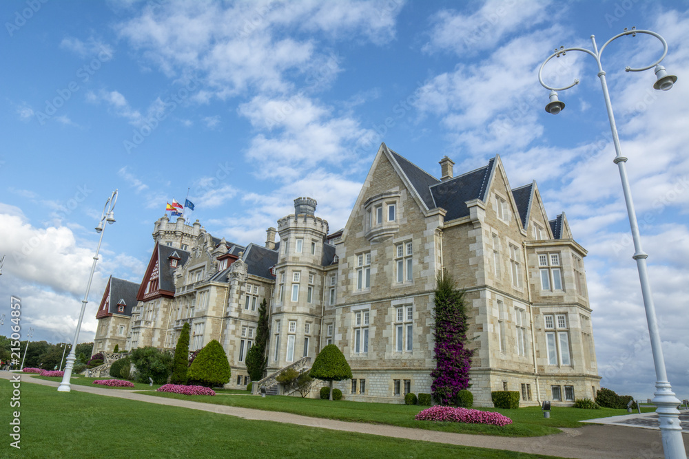 Palacio de la Magdalena en Santander, España Palacio de la Magdalena en Santander, España
