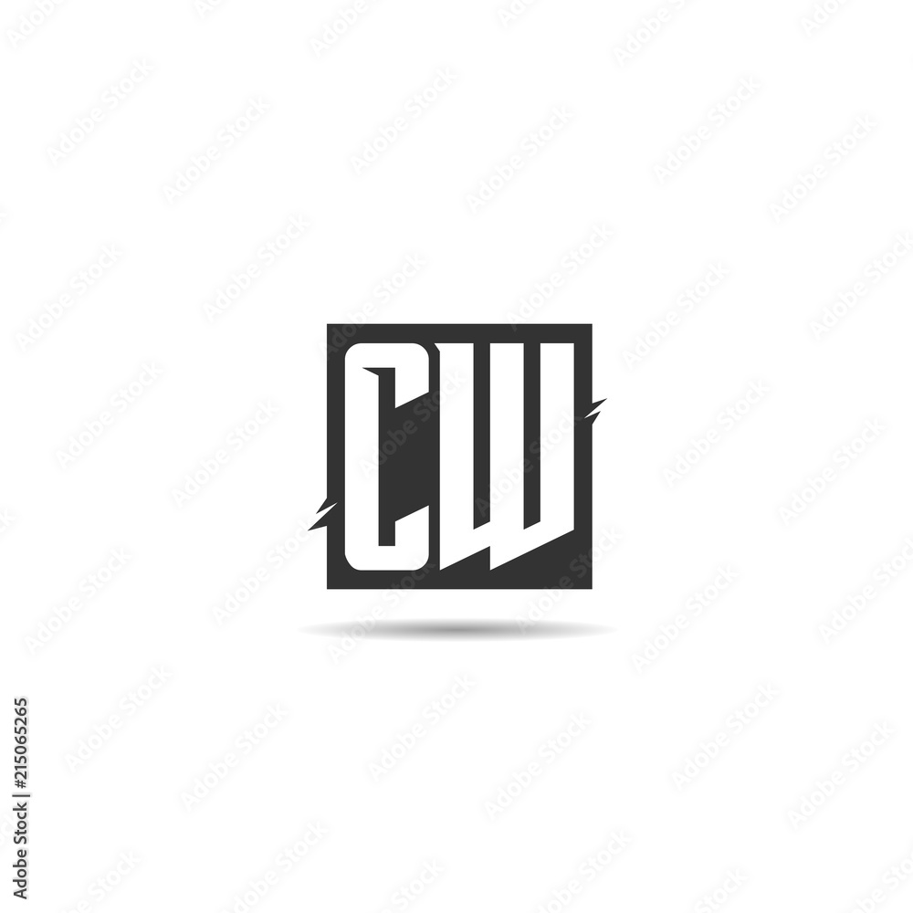 Initial Letter CW Logo Template Design Initial Letter CW Logo Template Design
