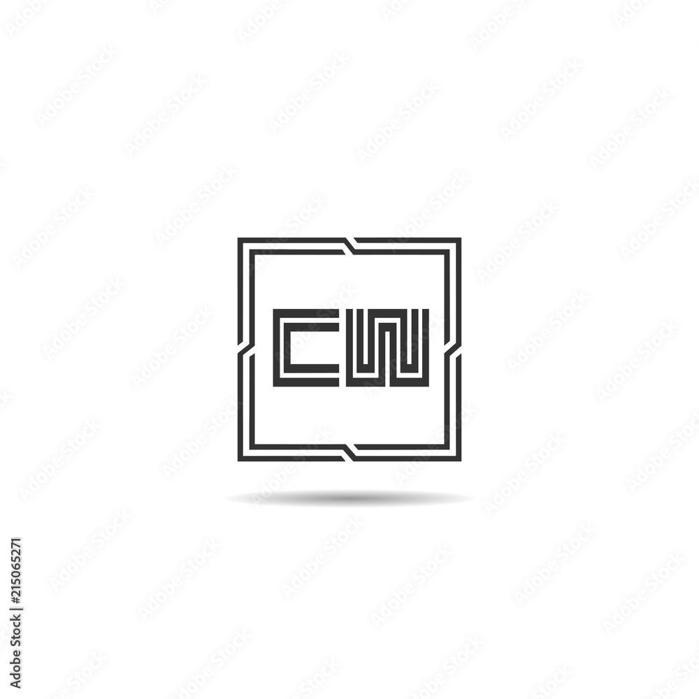 Initial Letter CW Logo Template Design Initial Letter CW Logo Template Design