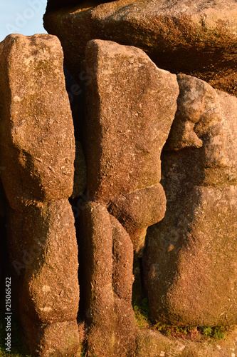 Helman Tor St Austell Cornwall site of a Neolithic Hillfort photo