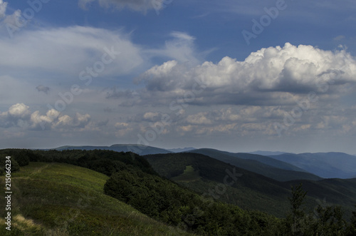 panorama Bieszczady połoniny