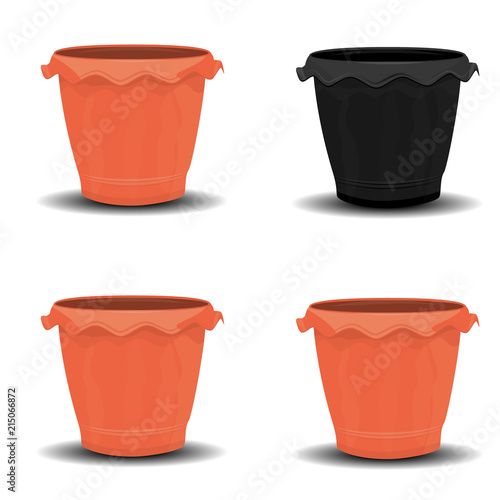 pot for plant vector design