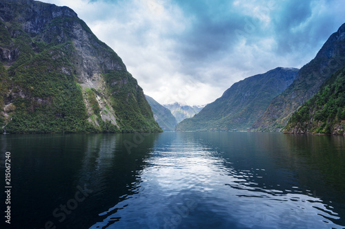 view of the Sognefjord. Norway