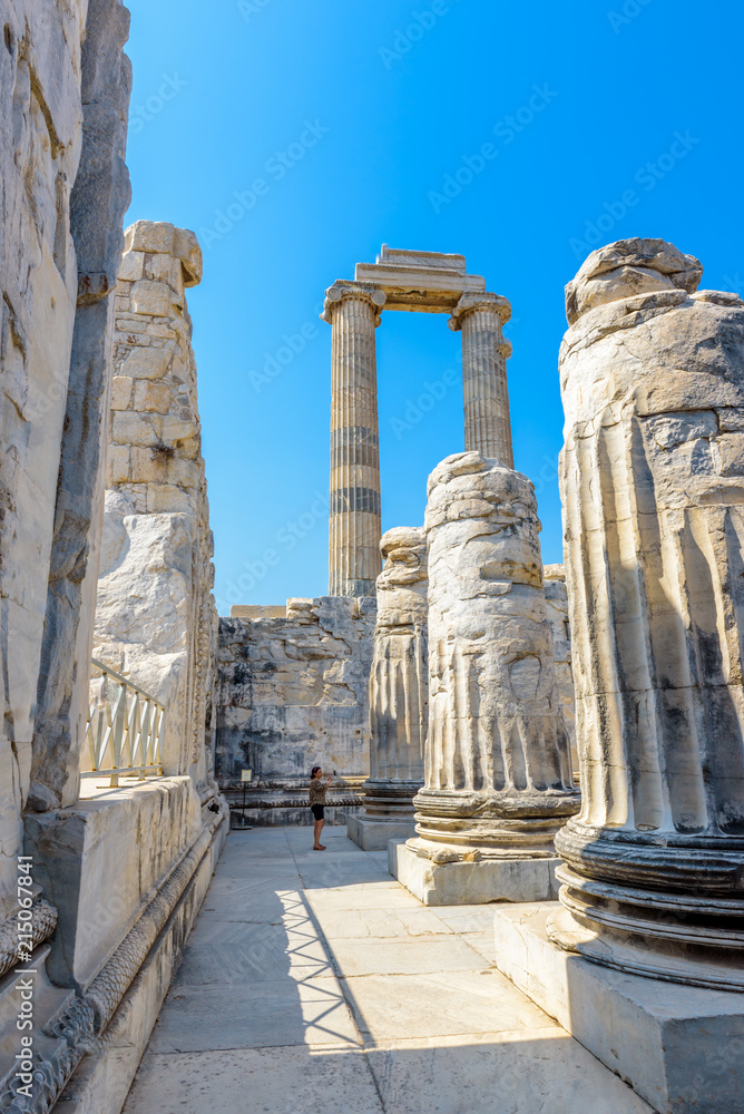 Apollo Temple at Didyma in Didim,Aydin,Turkey.