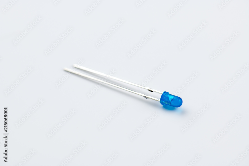 5mm light-emitting diodes.Pile of LEDs, toned blue. 5mm light-emitting diodes.Pile of LEDs, toned blue.