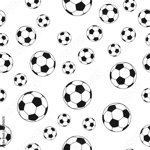Seamless soccer ball.