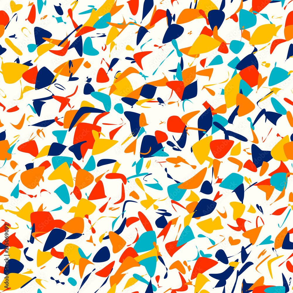 Random spots. Abstract art seamless pattern, paint spots. Random spots. Abstract art seamless pattern, paint spots.