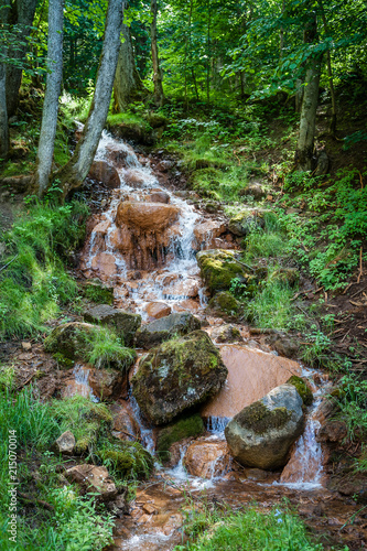 Obraz na plátně David's Mill Waterfall in Gauja national park