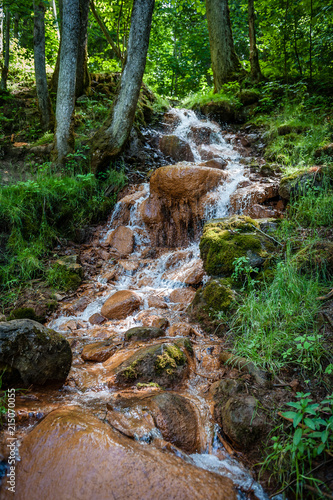 Obraz na plátně David's Mill Waterfall in Gauja national park