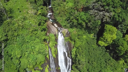 Flyover of BanyuMala waterfalls photo