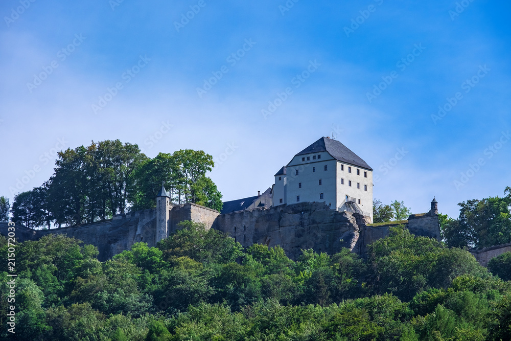 Die Festung Königstein in der sächsischen Schweiz Die Festung Königstein in der sächsischen Schweiz