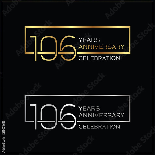 106th years anniversary celebration background