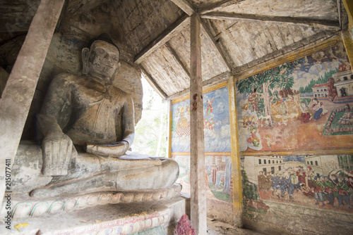 CAMBODIA KAMPONG THOM PHNOM SANTUK TEMPLE photo