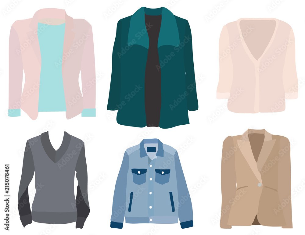 vector, women's outerwear vector, women's outerwear