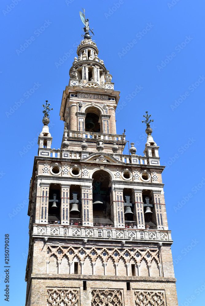 La Giralda tower, Seville Cathedral, Andalusia, Spain