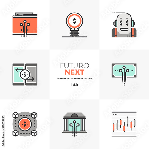 Fintech Industry Futuro Next Icons