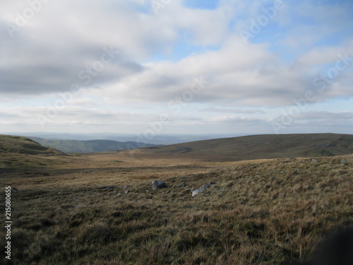 View Over Moorland in Brecon Beacons