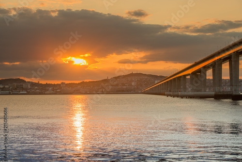 Sunset over Dundee
