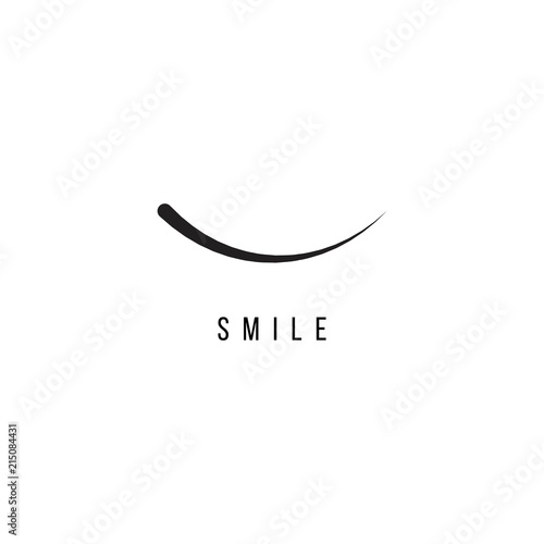 Smile Vector Template Design Illustration