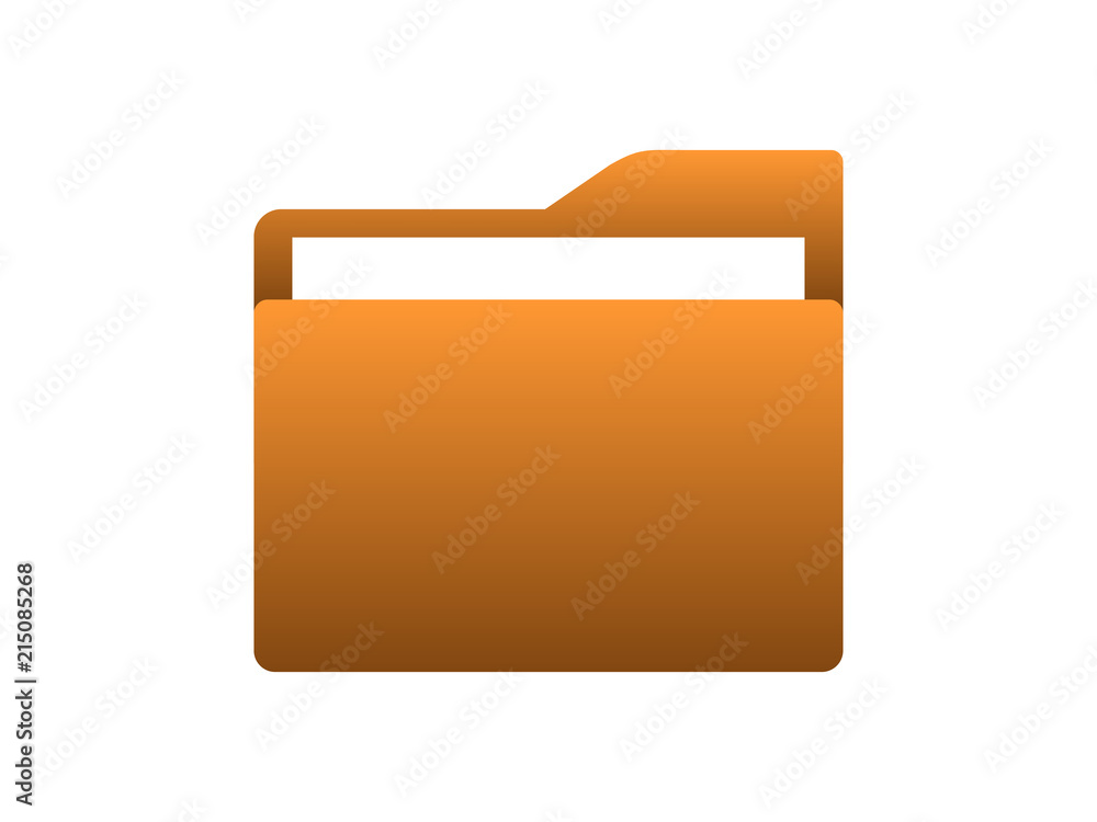 Folder document  icon vector