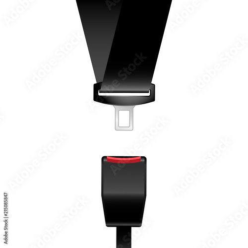 Car safety seat belt icon - catch, latch