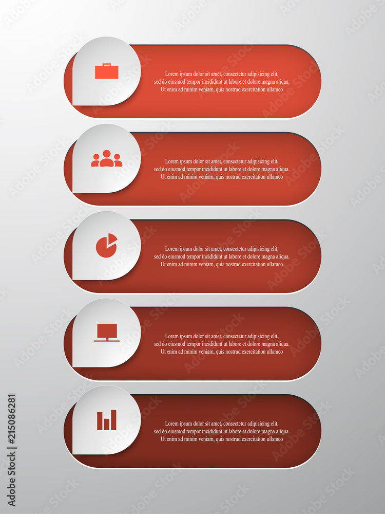Vector business template for presentation. Vector business template for presentation.