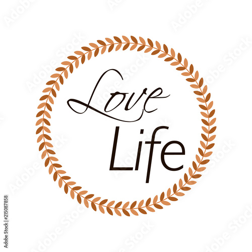 Beautiful text illustration