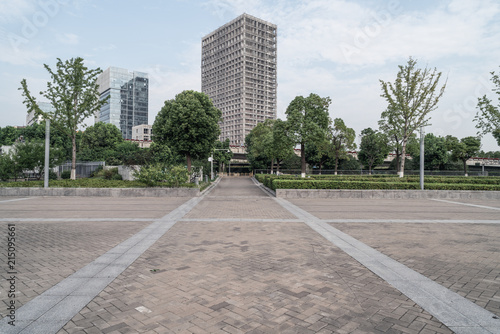 Pedestrian road surface leading to the apartment