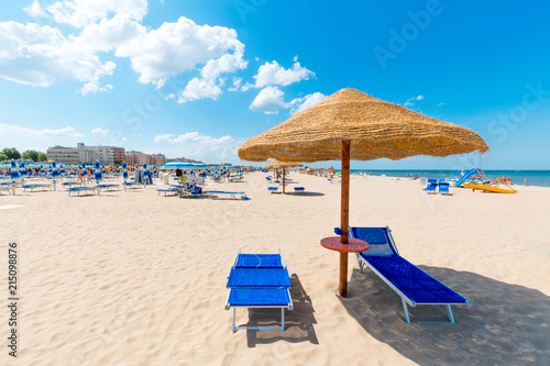 Beach with clean white sand photo