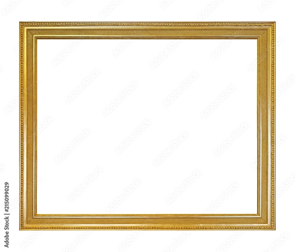 Golden frame for paintings, mirrors or photo Golden frame for paintings, mirrors or photo