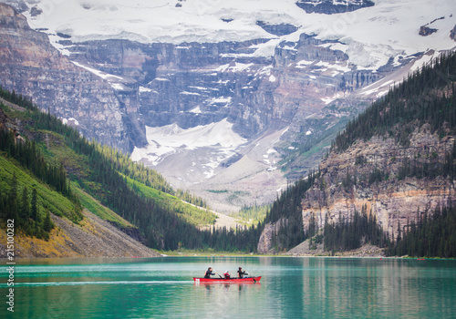 Lake Louise Canoing