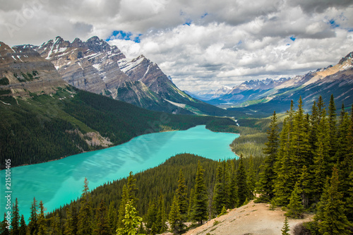 Obraz na płótnie Peyto Lake w salonie