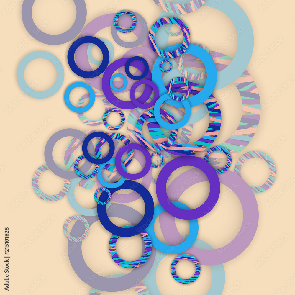 bright modern background, multicolored rings, circles bright modern background, multicolored rings, circles