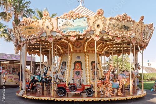 Old carousel - Cavalaire sur Mer - France