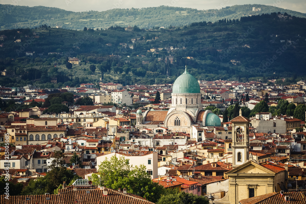 Beautiful view of Florence city. Florence, Italy