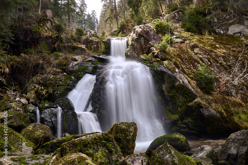 Triberger Wasserf  lle im Schwarzwald  Deutschland  Europa.