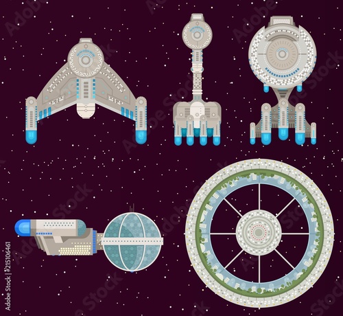 starship vessels and station collection